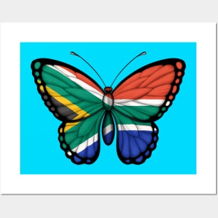 South African Flag Butterfly Posters and Art